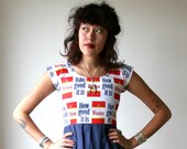 Winston Cigarette Dress Sz XS S M L
