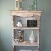 Handmade Shelf Towel Holder - Shabby Beach Cottage - French Country - Paris Apartment