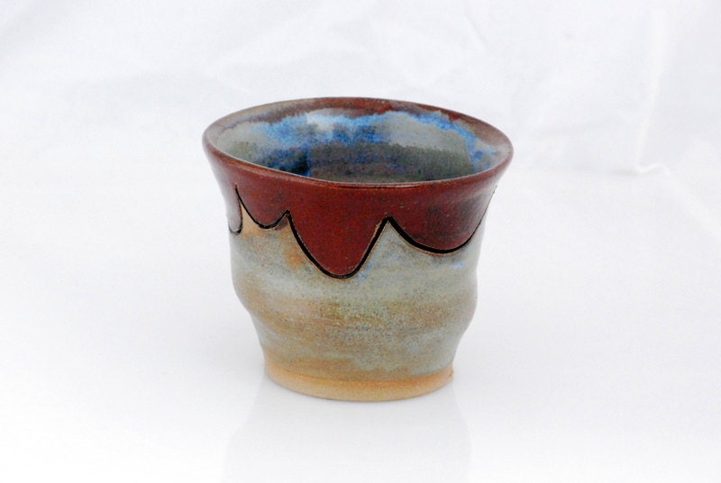 snack dish wobbly ceramic bowl or vase