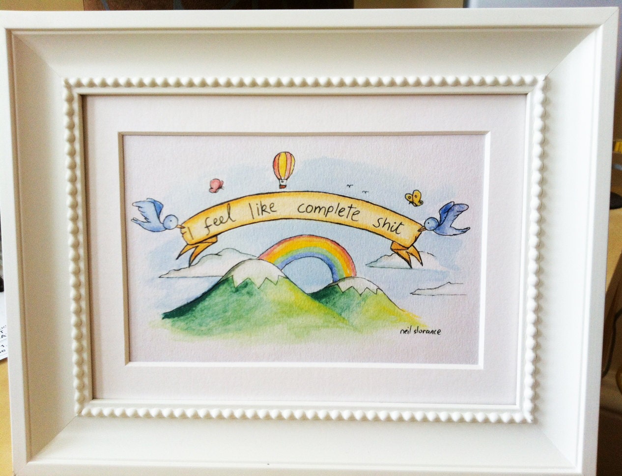 I Feel Like Complete... Signed Framed Print