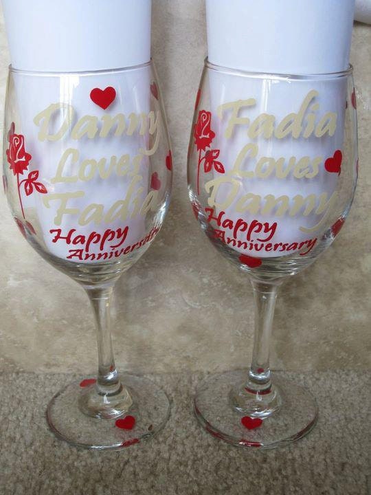 Large Personalized Wine Glass