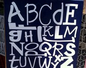 Alphabet wall hanging, perfect for classroom or nursery