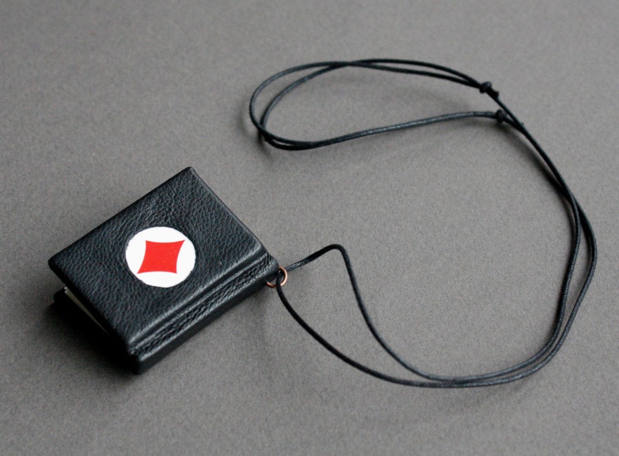 Ace - miniature book necklace