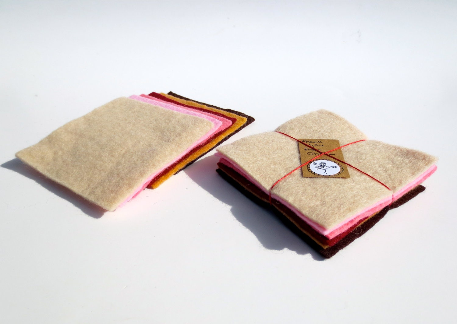 Wool felt fabric...