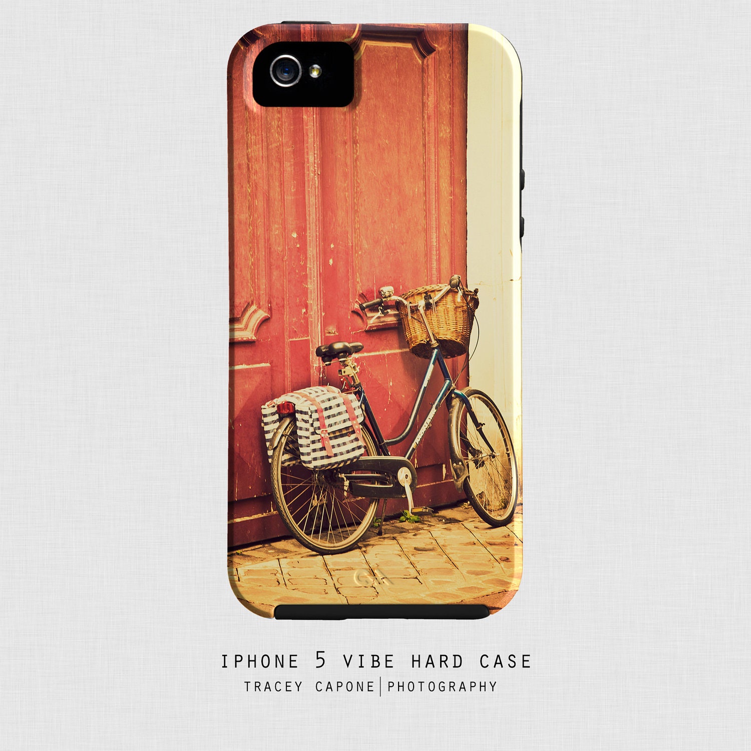 iPhone 5 Hard Cover - Paris print, Paris iPhone 5 case - Bicyclette - Bicycle iPhone 5 case, Paris photography