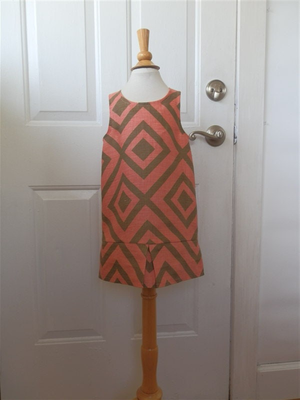 Pleated Shift Dress