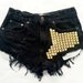 Boson short studded black cutoff shorts