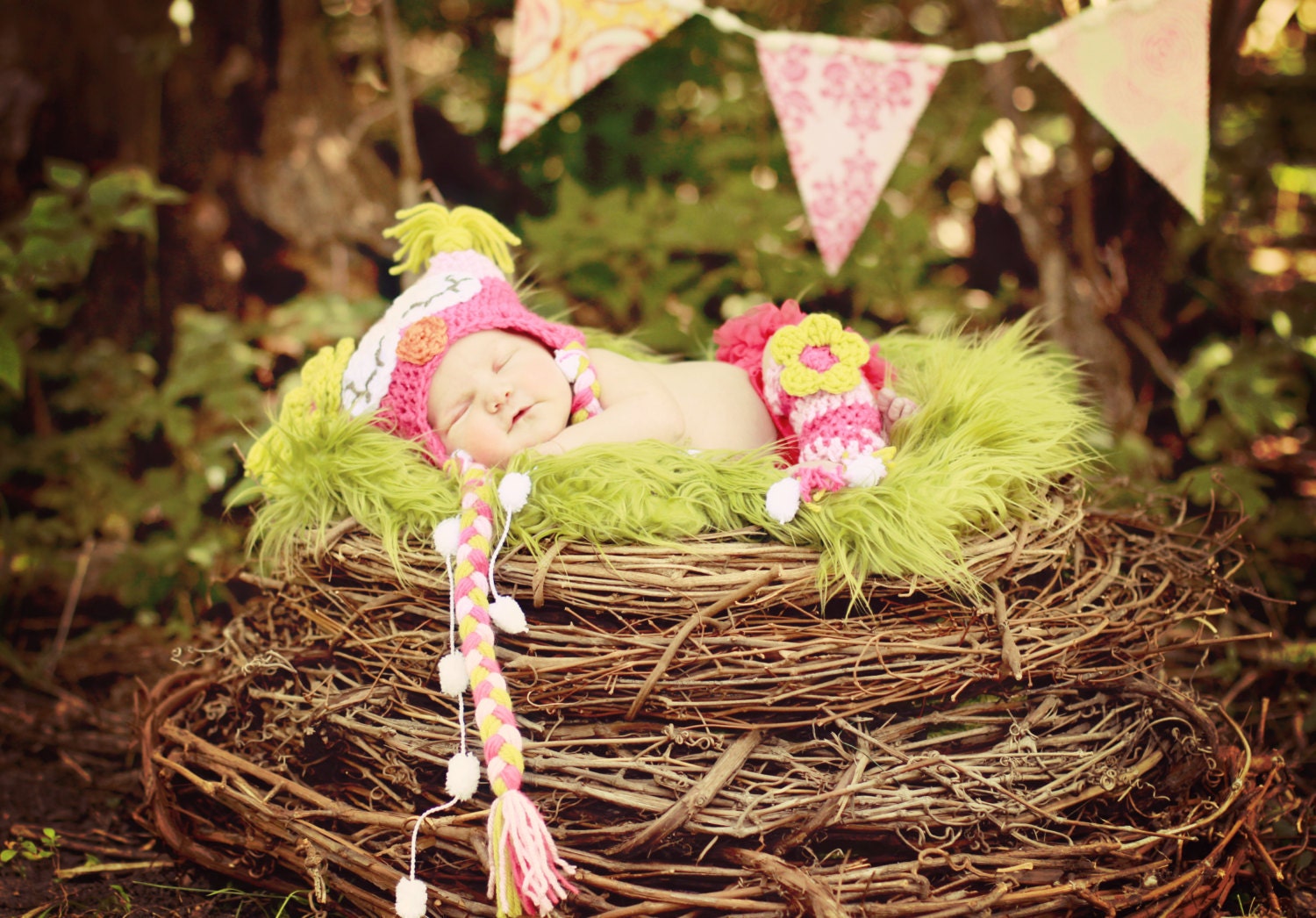 Faux Fur & Wrap Prop Package - Newborns Baby Boy Girl Photography Cheesecloth Maternity Furs Wraps Props - Ready to Ship