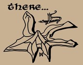 Hobbit inspired Tshirt with Lonely Mountain There and Back Again design