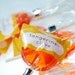 12 Tangerine Clove Lollipops - electric orange lollipops - citrus and spice all natural flavors