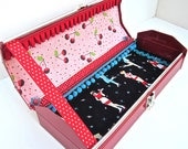Sexy Toy Box, bachlorette box, burlesque storage, nightstand box, Bella's box, love, intimacy and secrets
