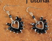 Tutorial and Two Metal Heart Charms - Sweet Hearts Earrings