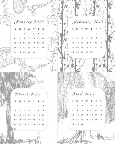 Downloadable Calendar 2013 on 2013 Printable Calendar Each Month S Calendar Is By Umbrellakids