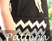CROCHET PATTERN for The Chevron Clutch