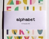 Cards - Alphabet Geometric and colors - print