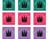 YW 2013 Theme Stand Ye In Holy Places TEMPLE 1 inch square images for tiles, scrapbooking, tags 4X6 digital graphics collage sheet