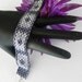 Lilac Windows Bracelet - Twin Beads Beading Pattern Tutorial