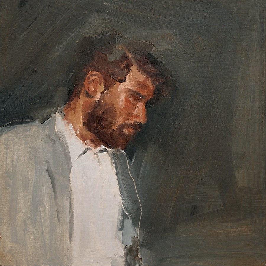 The Guide, Original Oil Painting