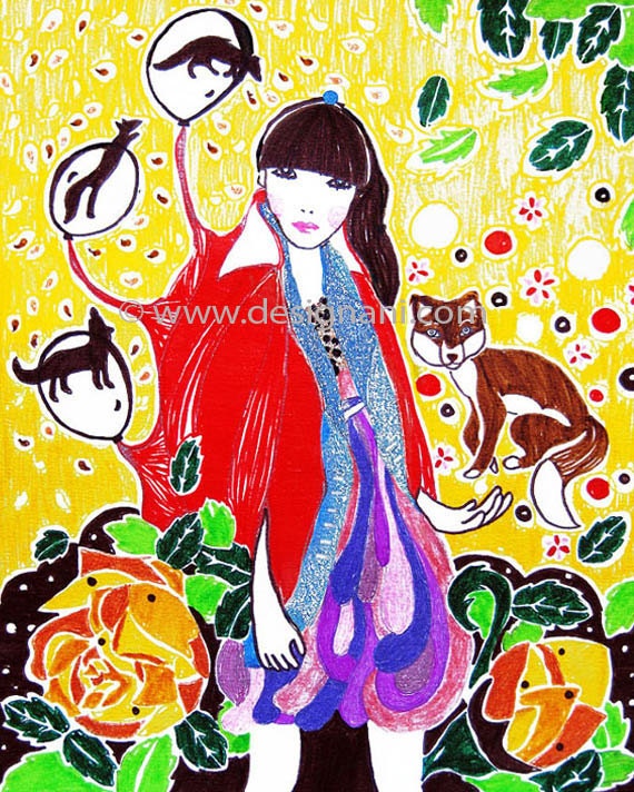 Sussana Lau Portrait - Style Bubble 8x10 art print