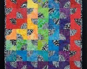 Quilted Patchwork Wall Hanging - Splash of Color