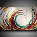 art  original painting Huge    JMJARTSTUDIO Original 3 PC  Painting 36 X 72 INCHES  ------- Above all else---Ready to Hang ---Textured---