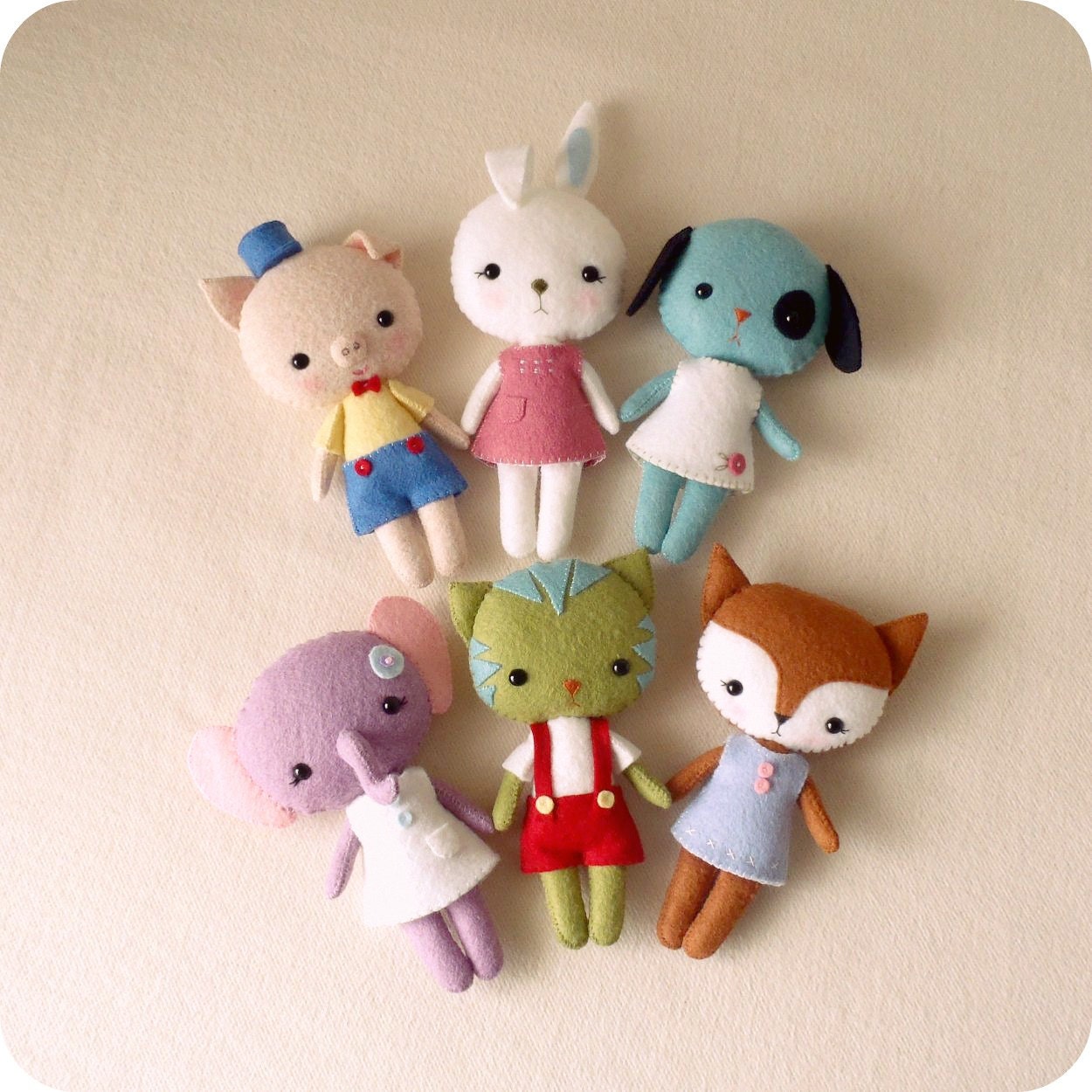Pocket Pets pdf Pattern - You Choose Two