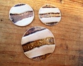 Vintaj Natural Brass altered pendants and charms