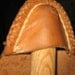 VINTAGE Hand  Tooled  MEXICAN LEATHER Saddle  Seat Folding Stool chair Rustic decor