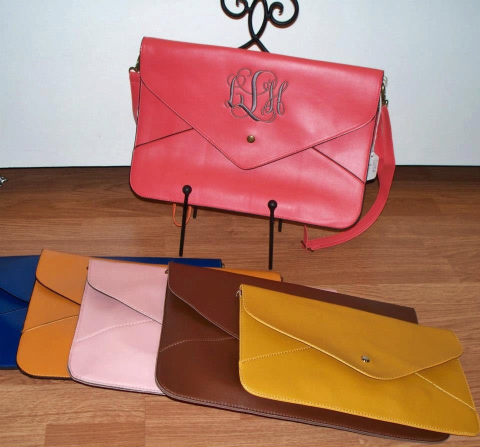 Monogrammed Clutch Purse