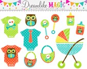 Boy Hoo Hoo Baby Bunch - Clipart for Personal or Commercial Use Il_170x135