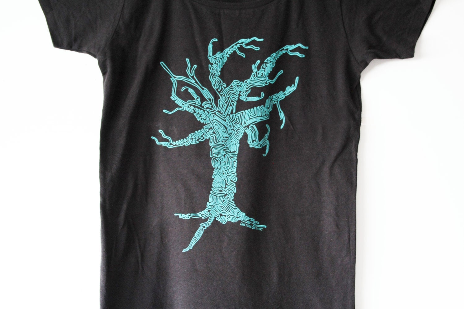 Womens Tree Shirt - One Tree One Shirt - Women - Mom - Ladies - Black - The Tshirt that Grows a Forest - S, M, L, XL