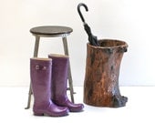 Walnut Umbrella Stand faery house gnome