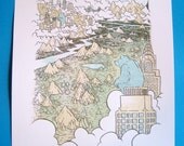 Come Back From San Francisco limited edition screenprint
