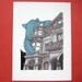 The Giant Bear on Haight limited edition giclée print