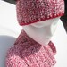 Peppermint Headwarmer and Scarf Set - Red and White Candy Cane