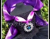 TWILIGHT BABY Vampire Inspired Tutu Dress with Cape - Medium 2/3T