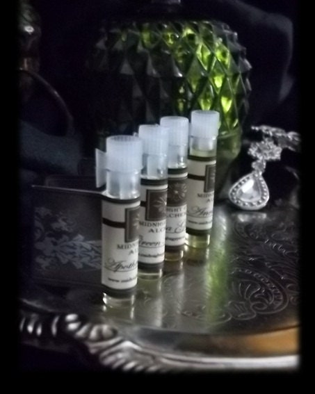 Gypsy Apothecary Alchemy Natural Perfume Oil Vial Samples Set of  4 choose scents
