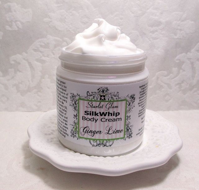 Ginger Lime Natural Body Cream 4 oz Jar