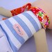 Kylie cloth doll rag doll one of a kind doll strawberry blonde stripes girl gift eco friendly