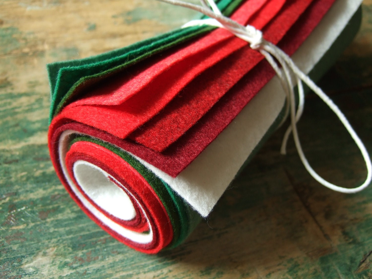 9x12 Wool Felt Sheets - The Christmas Collection - 8 Sheets of Felt
