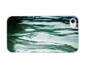iPhone 4 Case wave motion blue green iphone 4s cover case iphone case ripples ocean lake river sailing boat decor Unrestrained movement