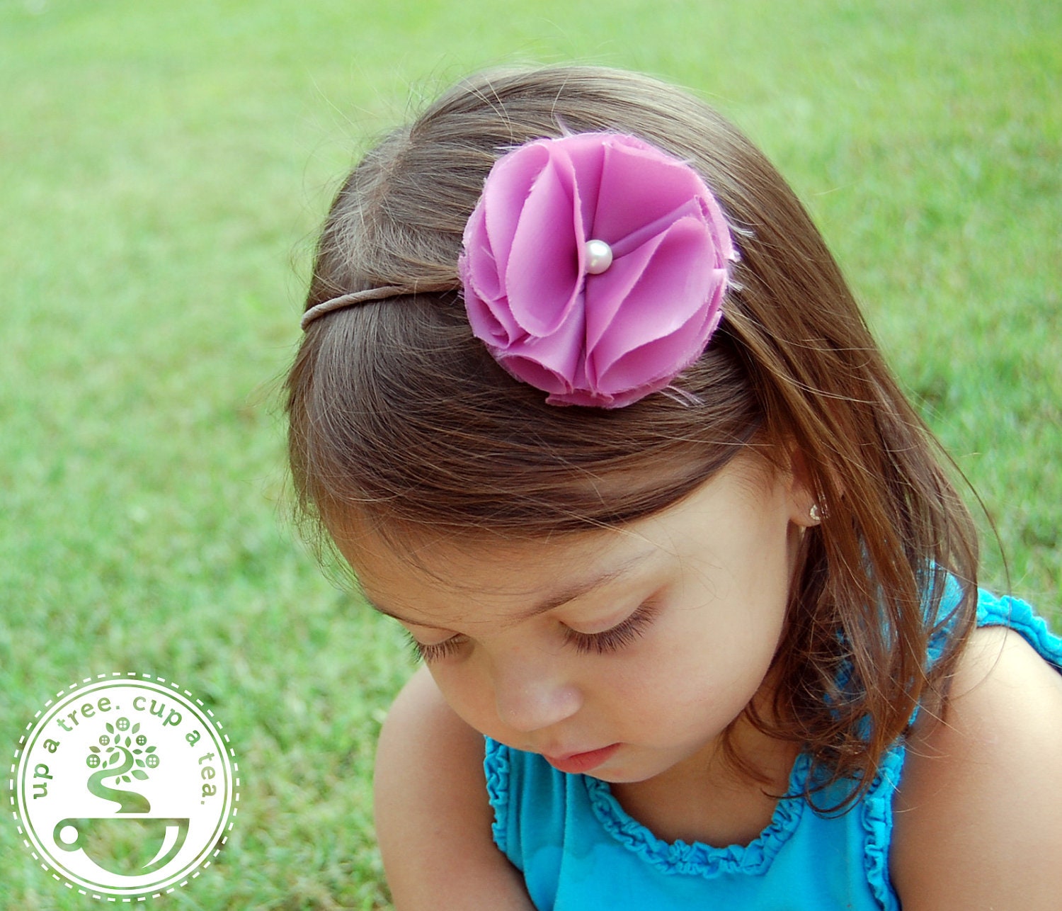 Marjorie - Vintage Pearl Carnation Headband