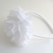Flower Girl Headband, First Communion Headband, Extra Large White Flower Headband