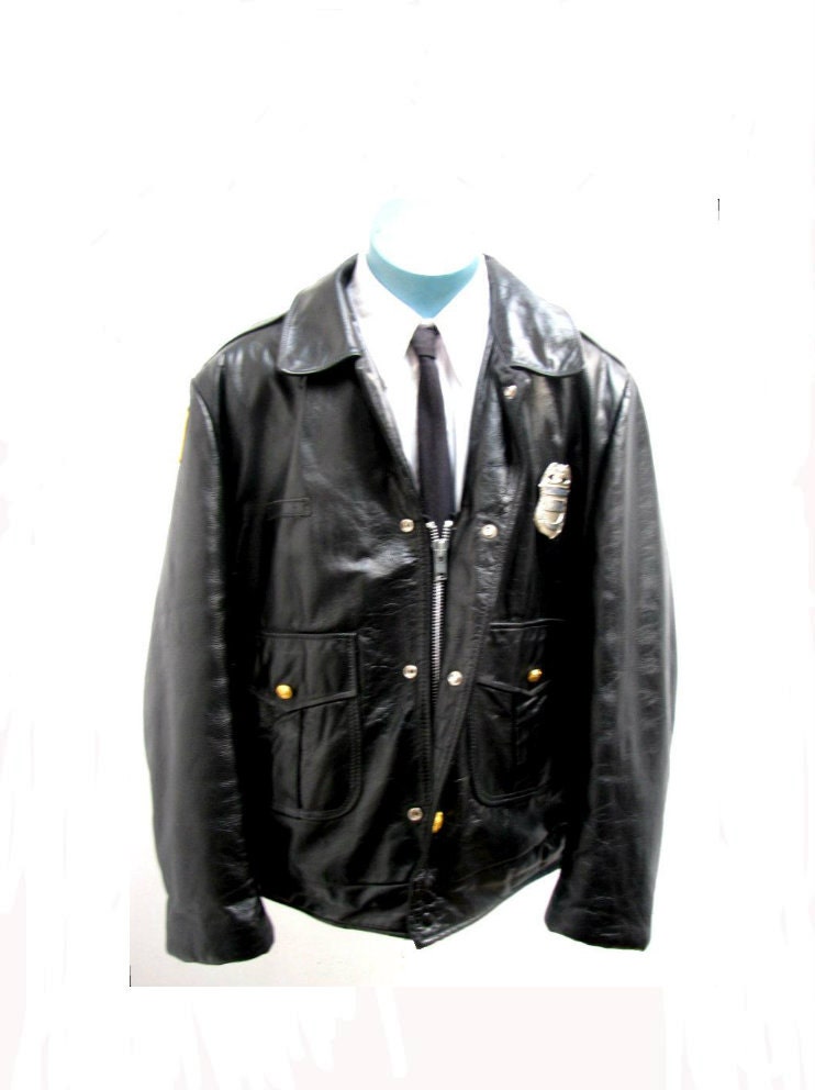 Police Leather Jacket