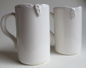 Set of two mugs with zips