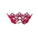 Modern oxblood burgundy bracelet / deep red lace bracelet / lace jewelry /