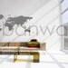 Vinyl Wall Sticker Decal Art - World Map