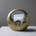 Vintage Brass Swan Planter, Brass Swan Container