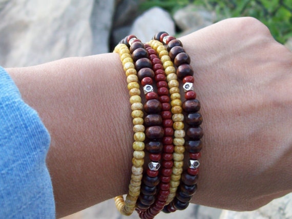 Bohemian Stretch Stacker Bracelets