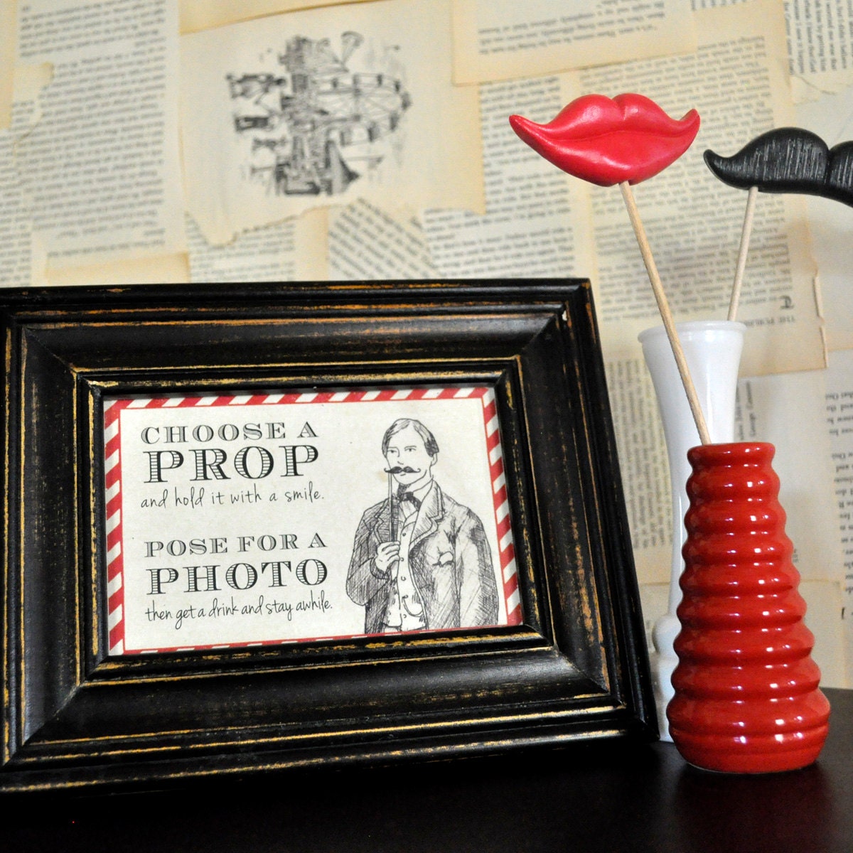 DIY Printable Sign - Photo Booth Poem Il_570xn